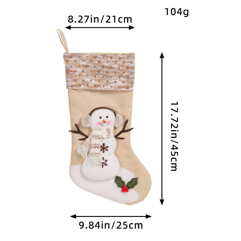 Christmas Decorations Large Christmas Socks Gift Bag