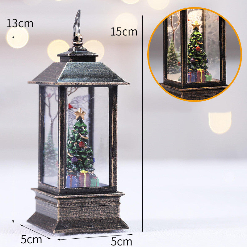 Christmas Simulation LED Flame Small Oil Lamp