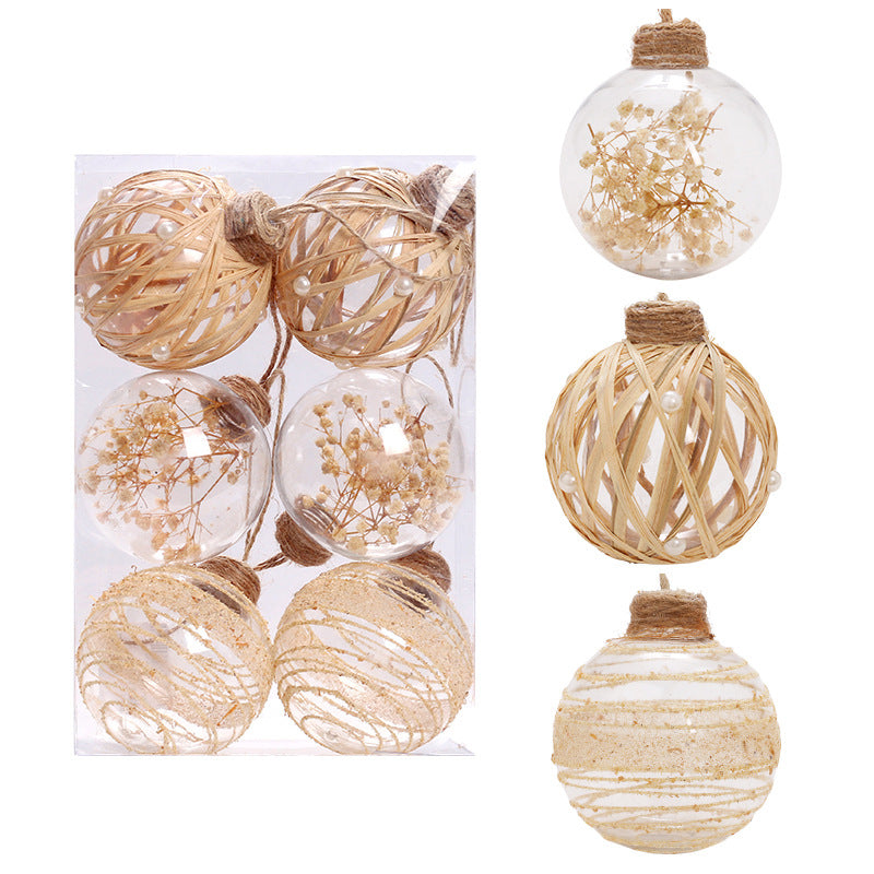 Christmas Decorations Transparent PET Twine