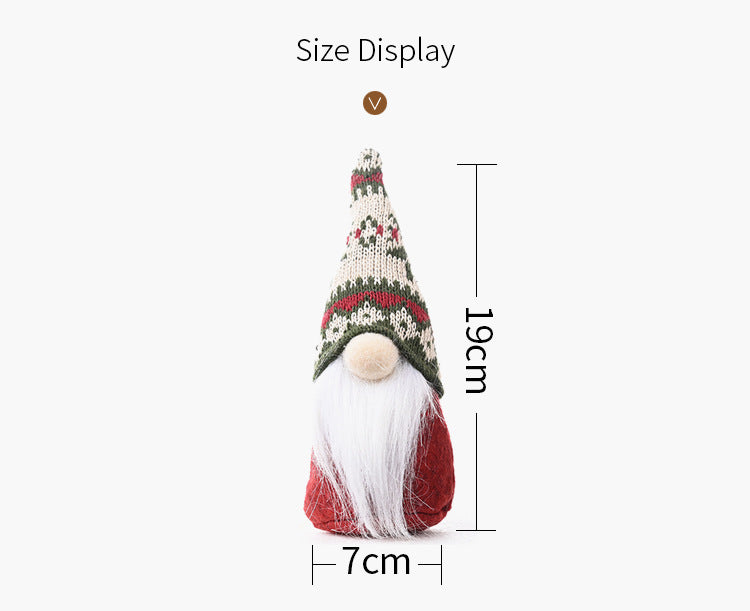 Christmas Decorations Forest Elderly Doll Ornaments